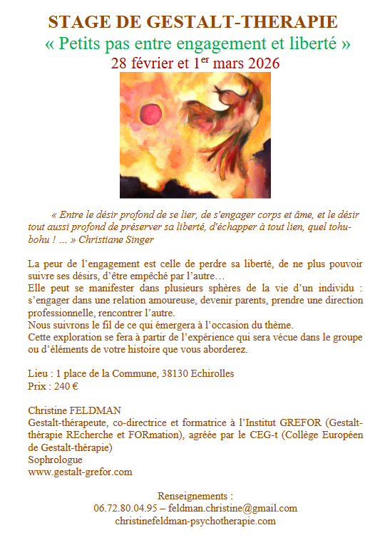 Entre Engagement et liberté - 2026